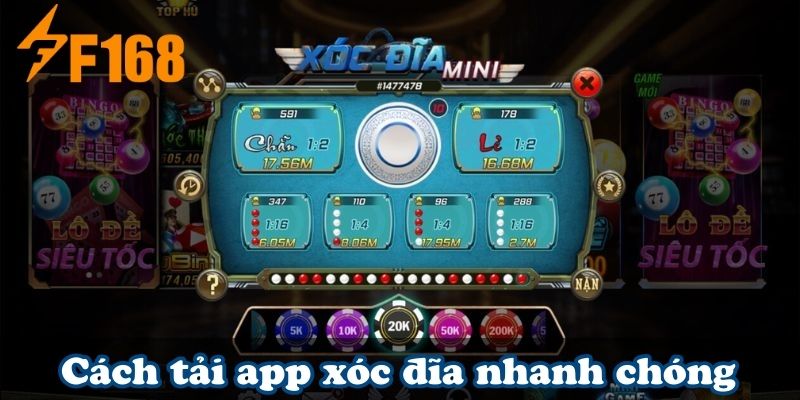 Cách tải app xóc đĩa nhanh chóng